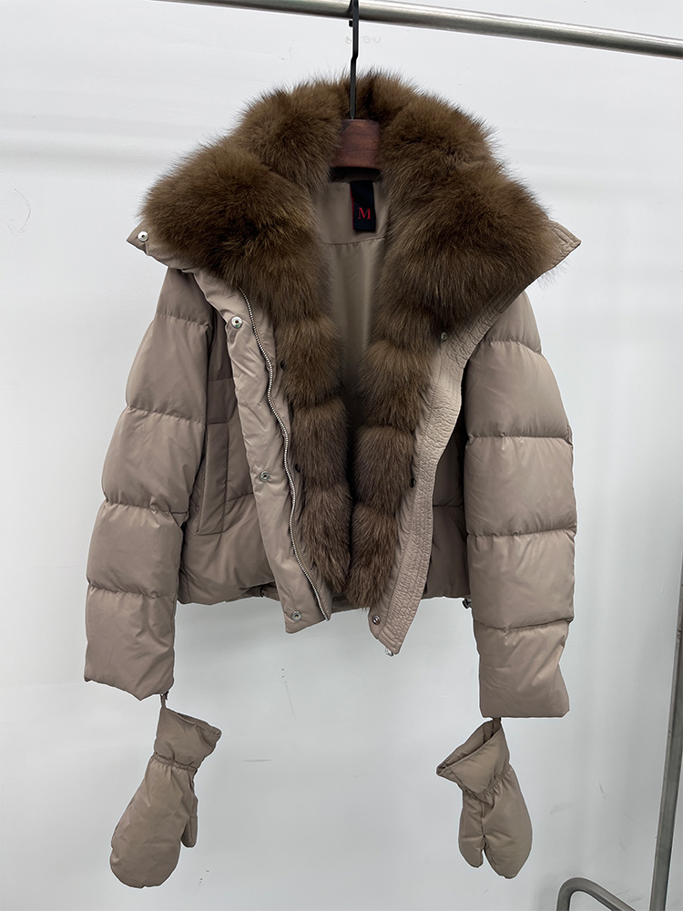 2025 패션 겨울 여성용 따뜻한 천연 여우털 칼라 구 - Women Fashion Gloves 리뷰 및 가격