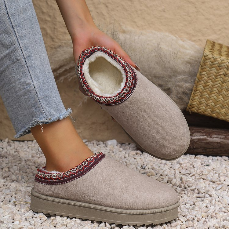 2025new 여성용 스노우 부츠 캐주얼 슬립온 울 따 - Women'S Fashion Ugg Boots 리뷰 및 가격