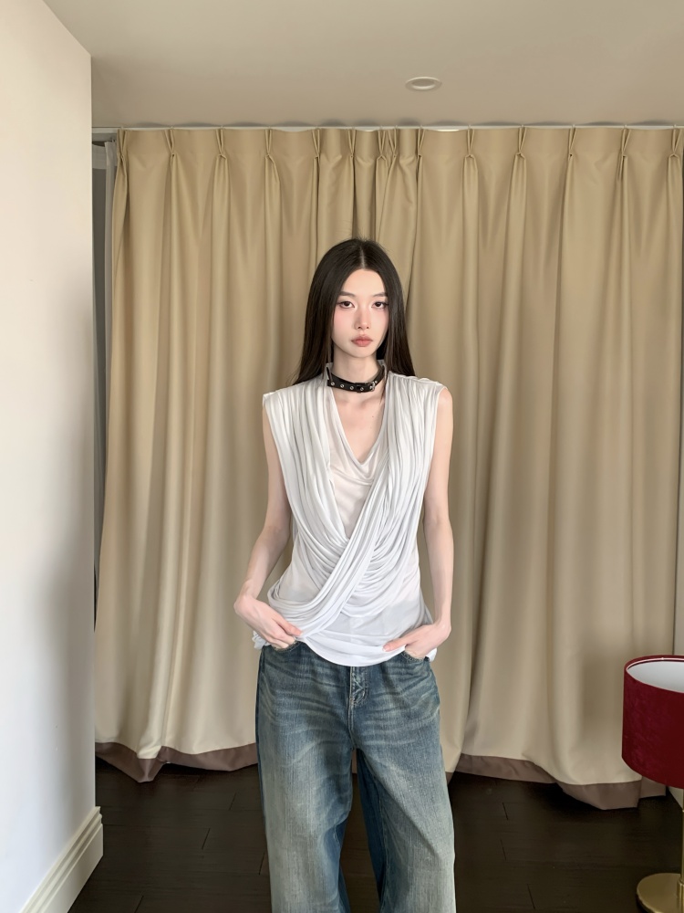 CHEERART 디자이너 크로스 민소매 탑 여성용 여름 - Women'S Fashion Designer Clothes 리뷰 및 가격