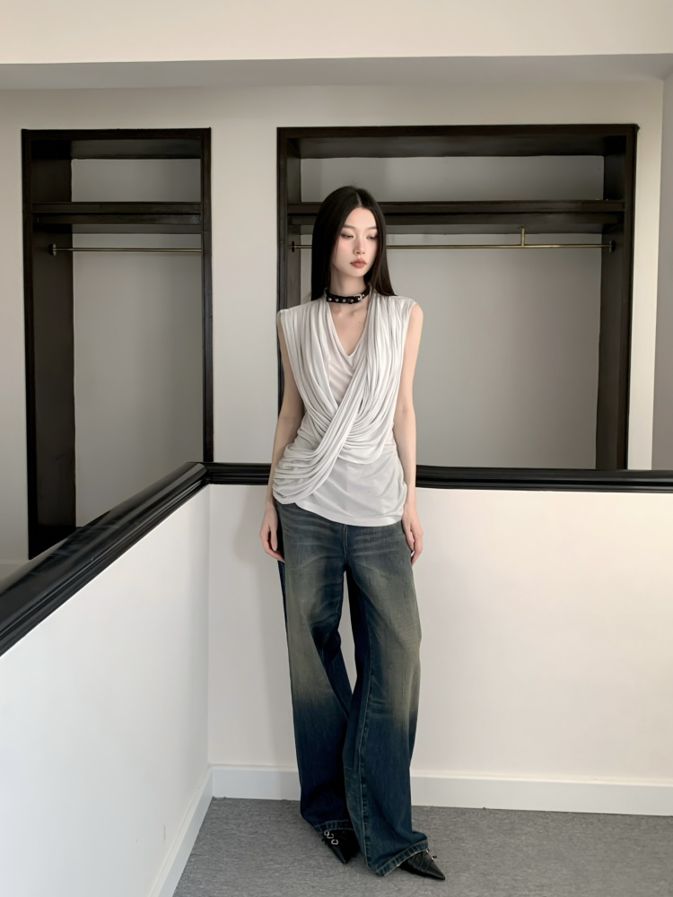 CHEERART 디자이너 크로스 민소매 탑 여성용 여름 - Women'S Fashion Designer Clothes 리뷰 및 가격