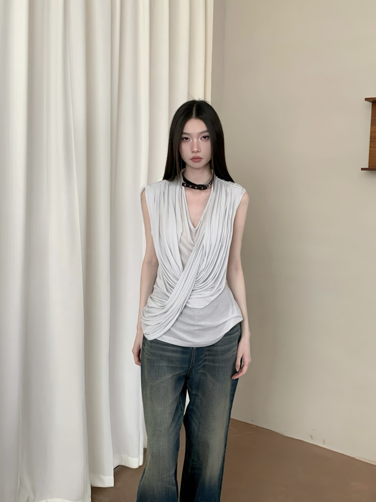 CHEERART 디자이너 크로스 민소매 탑 여성용 여름 - Women'S Fashion Designer Clothes 리뷰 및 가격