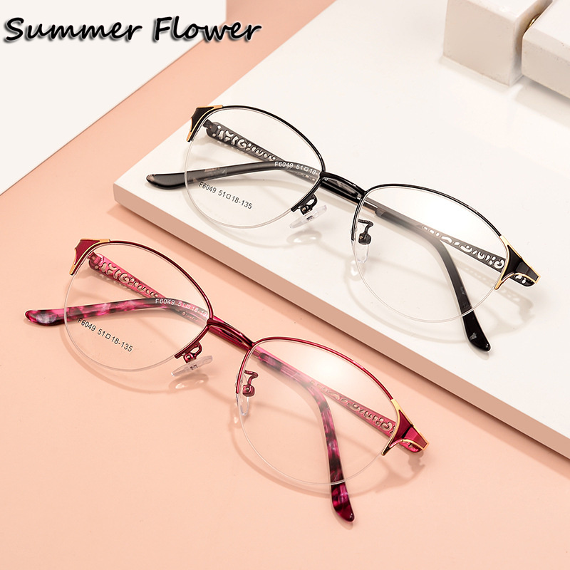 여성 타원형 안경 합금 광학 프레임 패션 세련된 트렌드 - Women'S Fashion Glasses With Clear Lenses 리뷰 및 가격