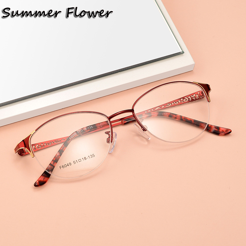 여성 타원형 안경 합금 광학 프레임 패션 세련된 트렌드 - Women'S Fashion Glasses With Clear Lenses 리뷰 및 가격