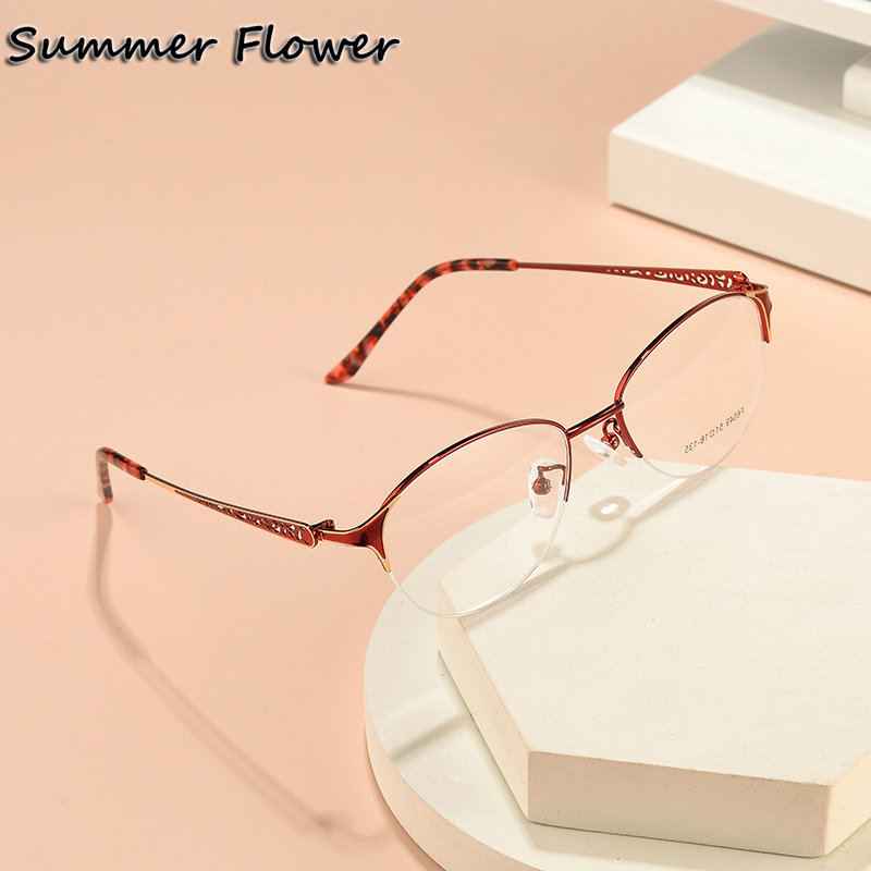 여성 타원형 안경 합금 광학 프레임 패션 세련된 트렌드 - Women'S Fashion Glasses With Clear Lenses 리뷰 및 가격