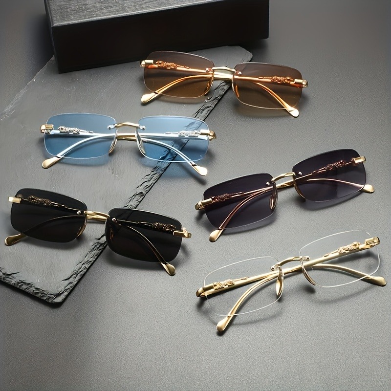 패션 무테 금속 선글라스 남녀 인기 선글라스 남성 여성 - Women Fashion Glasses 리뷰 및 가격