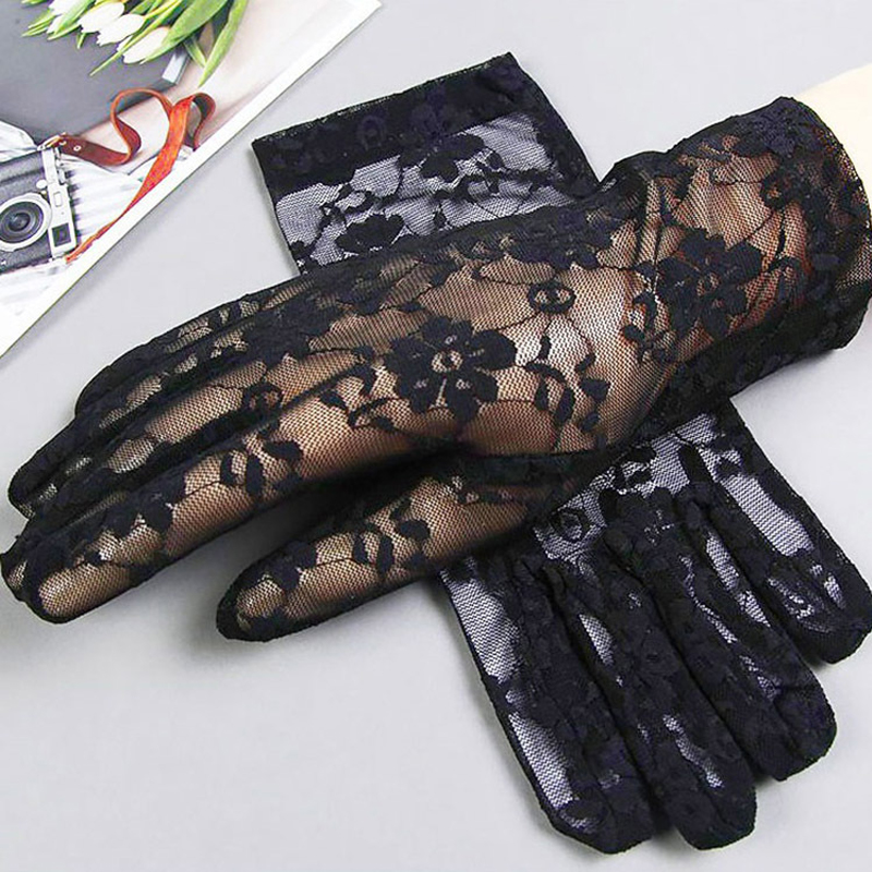 여성 장갑 여름 짧은 레이스 통기성 얇은 스타일 부드러 - Women Fashion Gloves 리뷰 및 가격