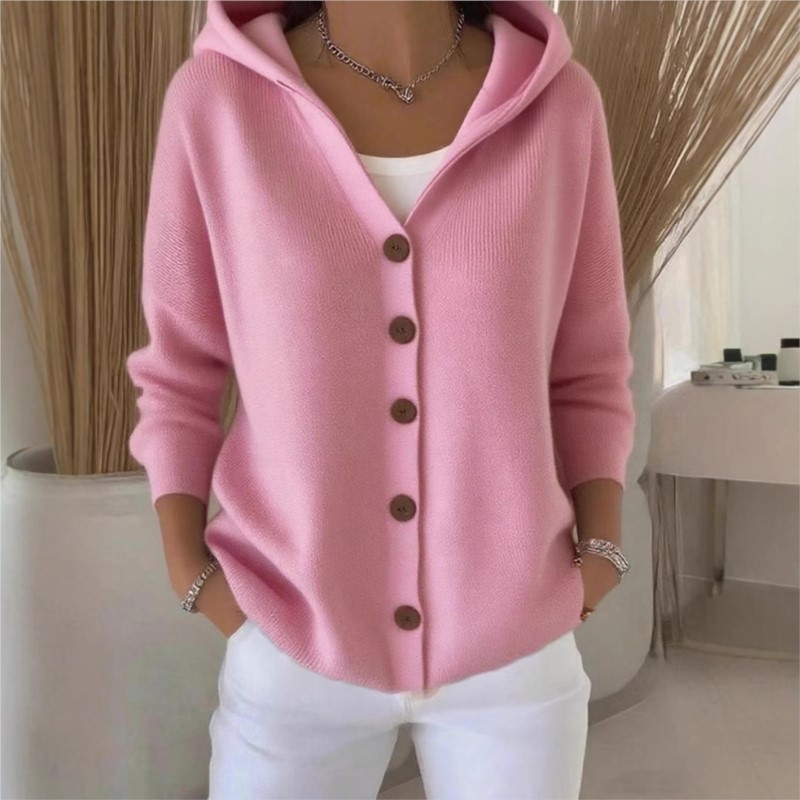 심플 패션 니트 후드 탑 신상 가을 겨울 여성 캐주얼  - Women'S Fashion Quarter Zip 리뷰 및 가격