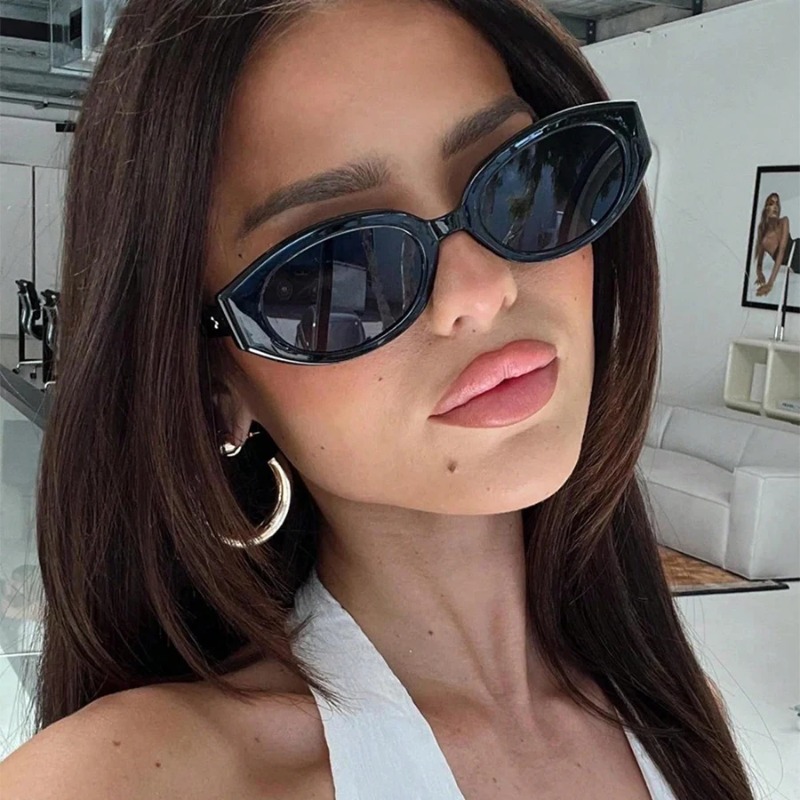 빈티지 고양이 눈 선글라스 여성 레트로 쉐이드 블랙 선 - Women Fashion Glasses 리뷰 및 가격