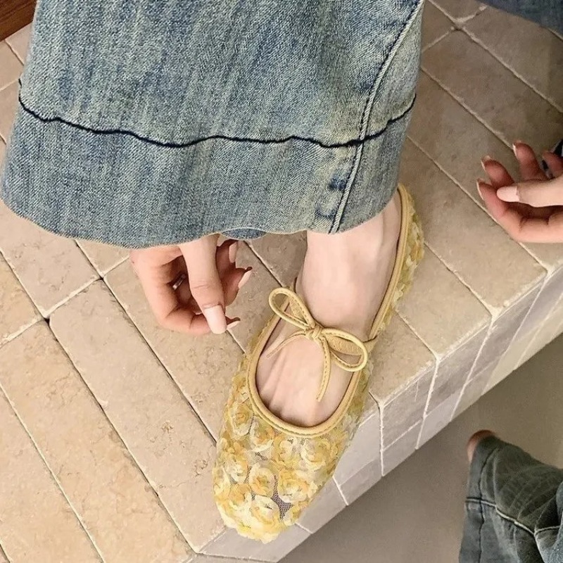 부드러운 뉴 차이니즈 로즈 메쉬 메리제인 슈즈 2026 - Women'S Fashion For Summer 2026 리뷰 및 가격