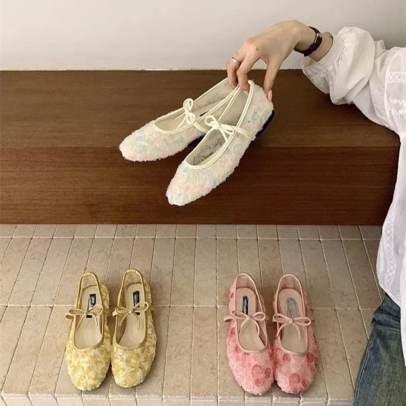 부드러운 뉴 차이니즈 로즈 메쉬 메리제인 슈즈 2026 - Women'S Fashion For Summer 2026 리뷰 및 가격