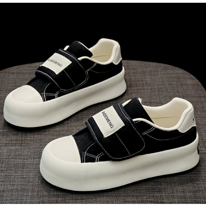 패션 여성용 플랫폼 보드 슈즈 캔버스 갑피 벨크로 디자 - Women'S Fashion Velcro Sneakers 리뷰 및 가격