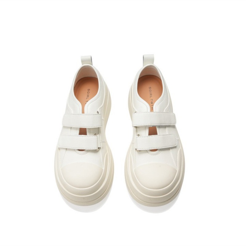 여성용 중공 통기성 두꺼운 밑창 벨크로 쿠키 신발 머핀 - Women'S Fashion Velcro Sneakers 리뷰 및 가격