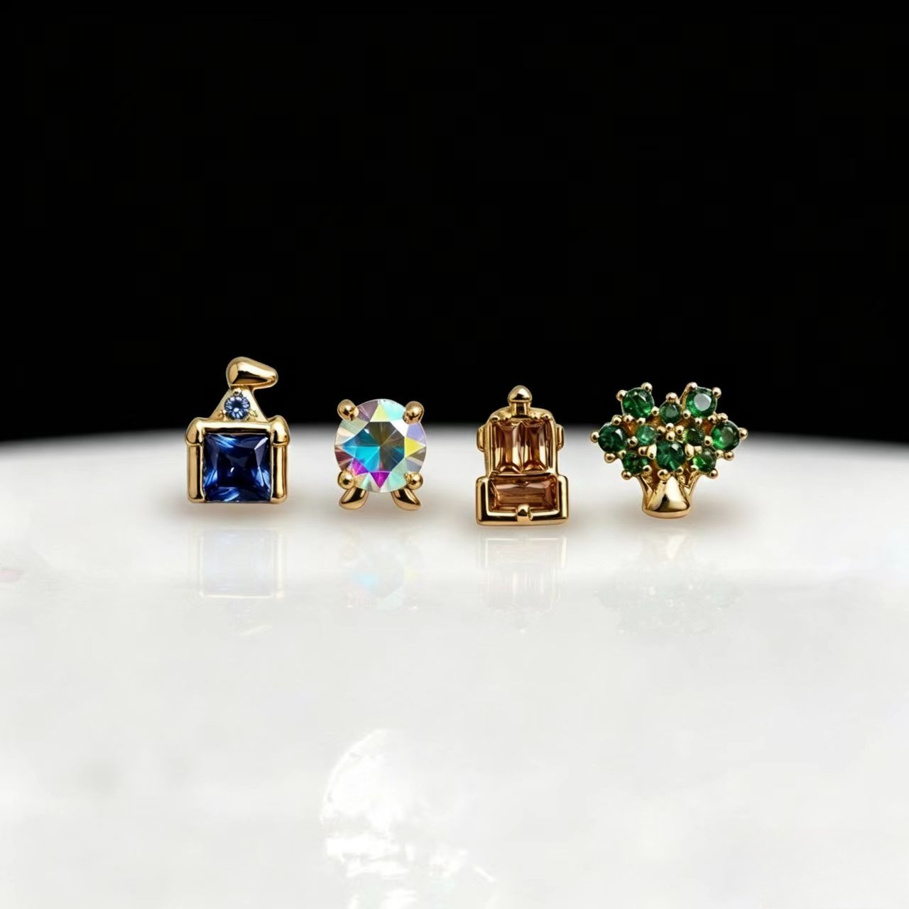 여자를위한 새로운 절묘한 귀여운 놀이 공원 스터드 귀걸 - Women'S Fashion Gifts 리뷰 및 가격