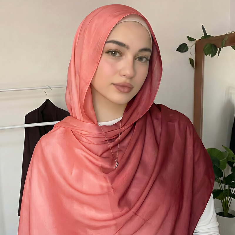 패션 무슬림 히잡 옴브레 스카프 부드럽고 편안한 헤드스 - Women'S Fashion Gifts 리뷰 및 가격