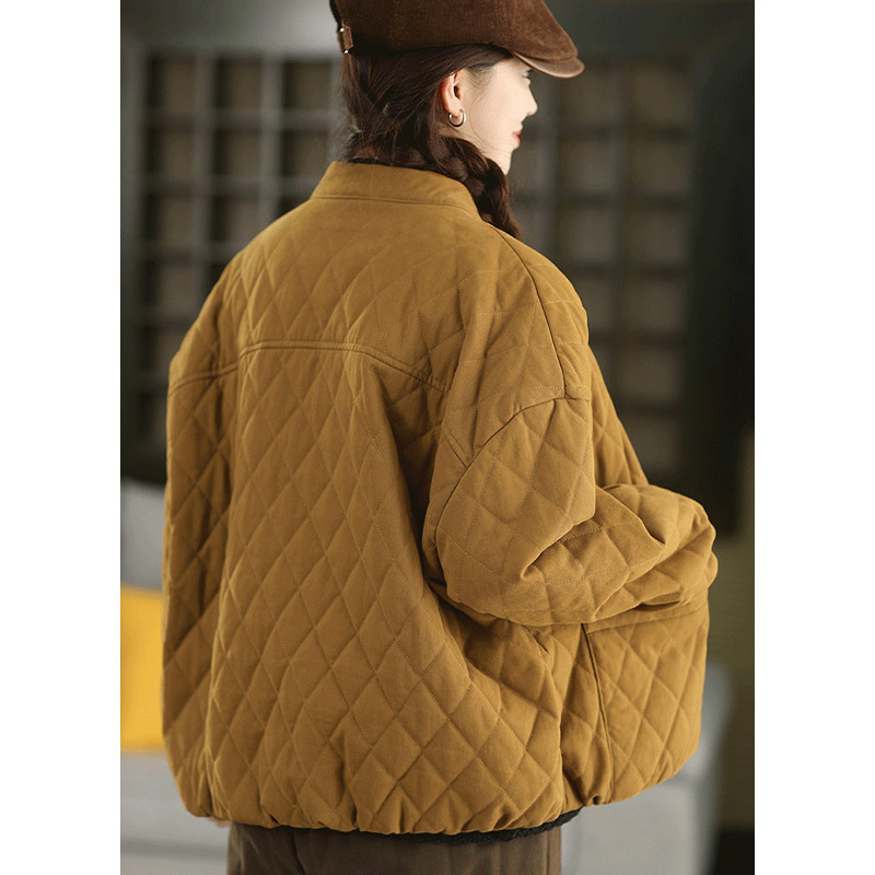 마스와스 겨울 한국 체크무늬 파카 여성 패션 루즈 따뜻 - Women'S Fashion Quilted Jacket 리뷰 및 가격
