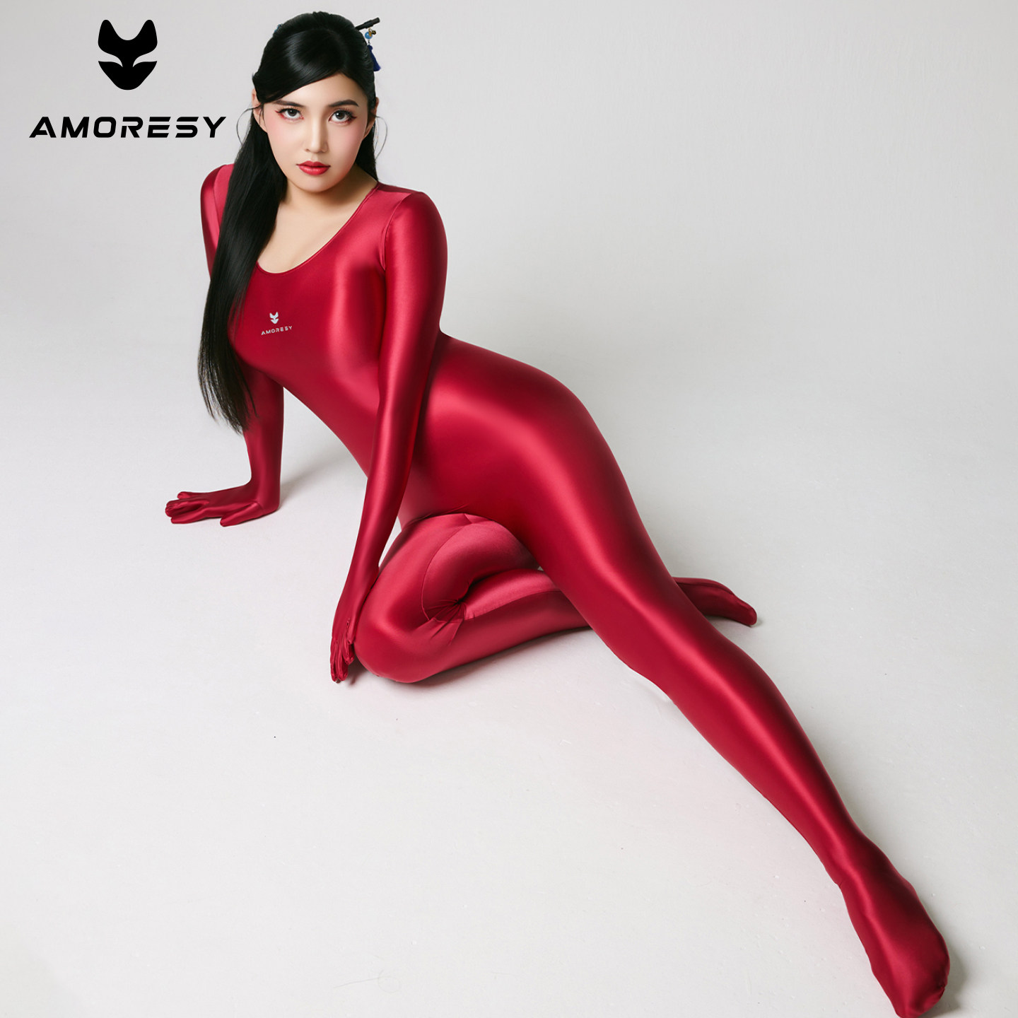 AMORESY 여성용 새틴 오일 글로브드 앤 풋드 디자 - Women Fashion Gloves 리뷰 및 가격