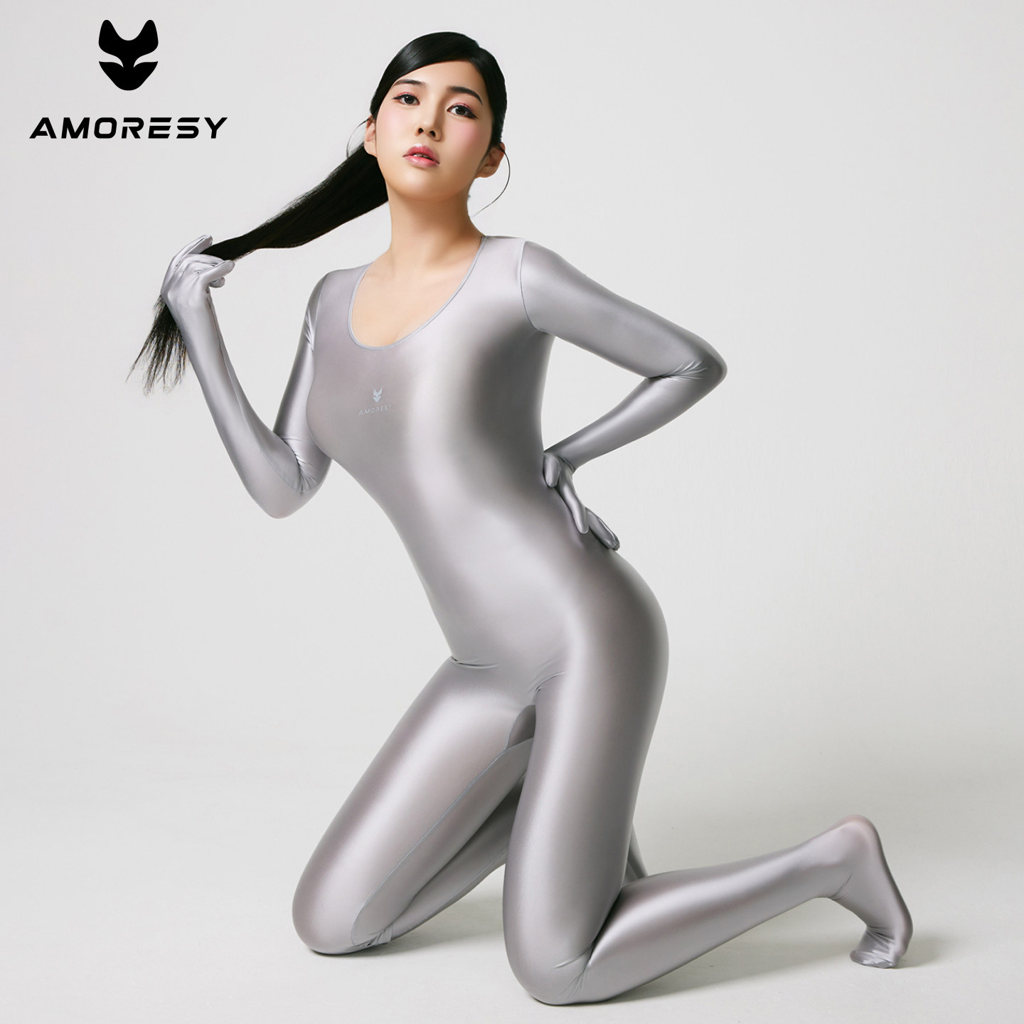 AMORESY 여성용 새틴 오일 글로브드 앤 풋드 디자 - Women Fashion Gloves 리뷰 및 가격