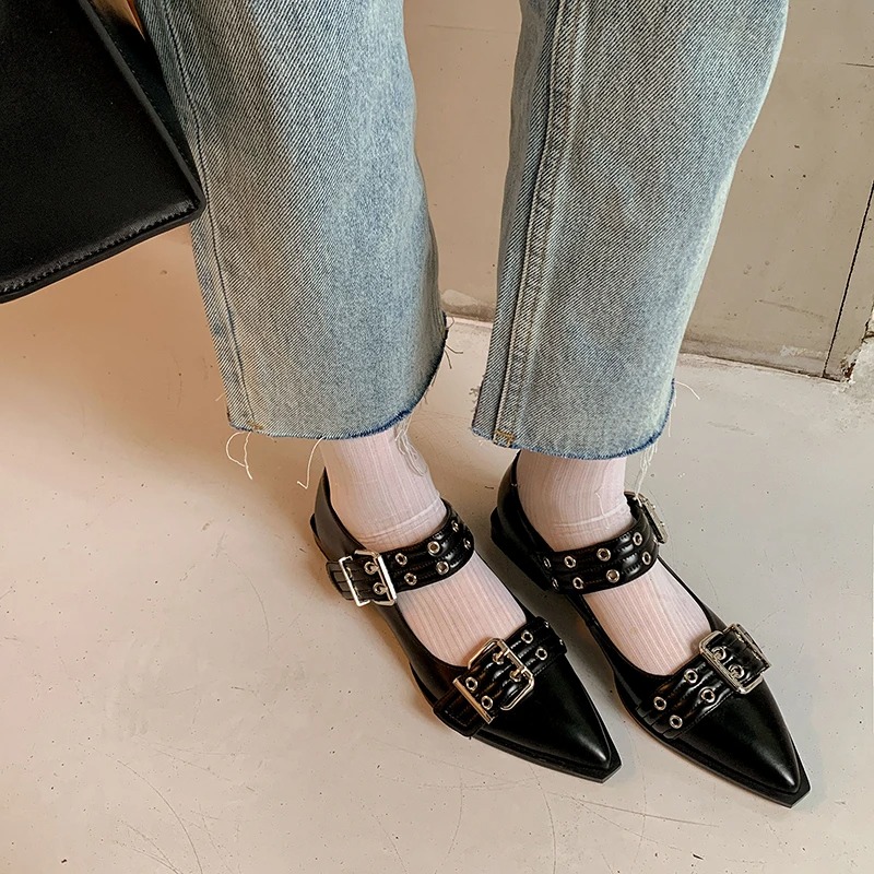 여성 신발 디자이너 럭셔리 로우 힐 펌프 버클 패션 숙 - Women'S Fashion Day 리뷰 및 가격