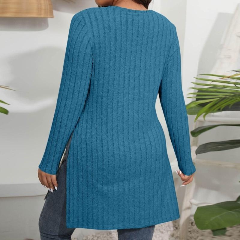 77HE 쿼터 지퍼 풀오버 ​​여성 긴 소매 니트 스웨 - Women'S Fashion Quarter Zip 리뷰 및 가격
