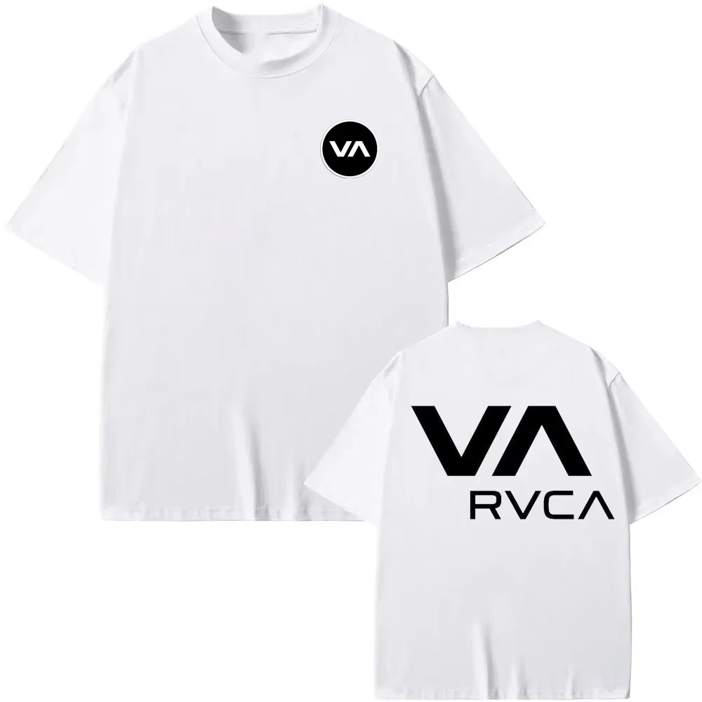 RVCA T 셔츠 블랙 티 여름 코튼 티셔츠 여름 짧은 - Women'S Fashion Designer Clothes 리뷰 및 가격