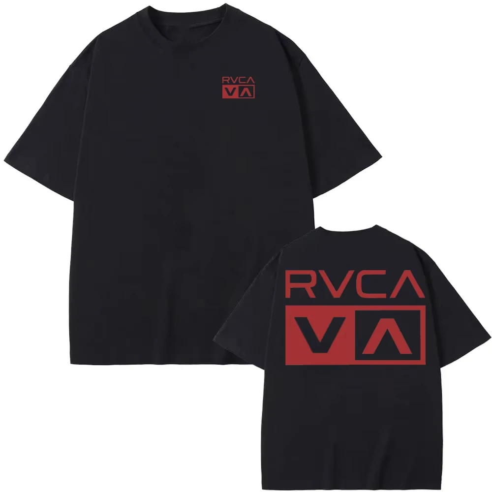 RVCA T 셔츠 블랙 티 여름 코튼 티셔츠 여름 짧은 - Women'S Fashion Designer Clothes 리뷰 및 가격