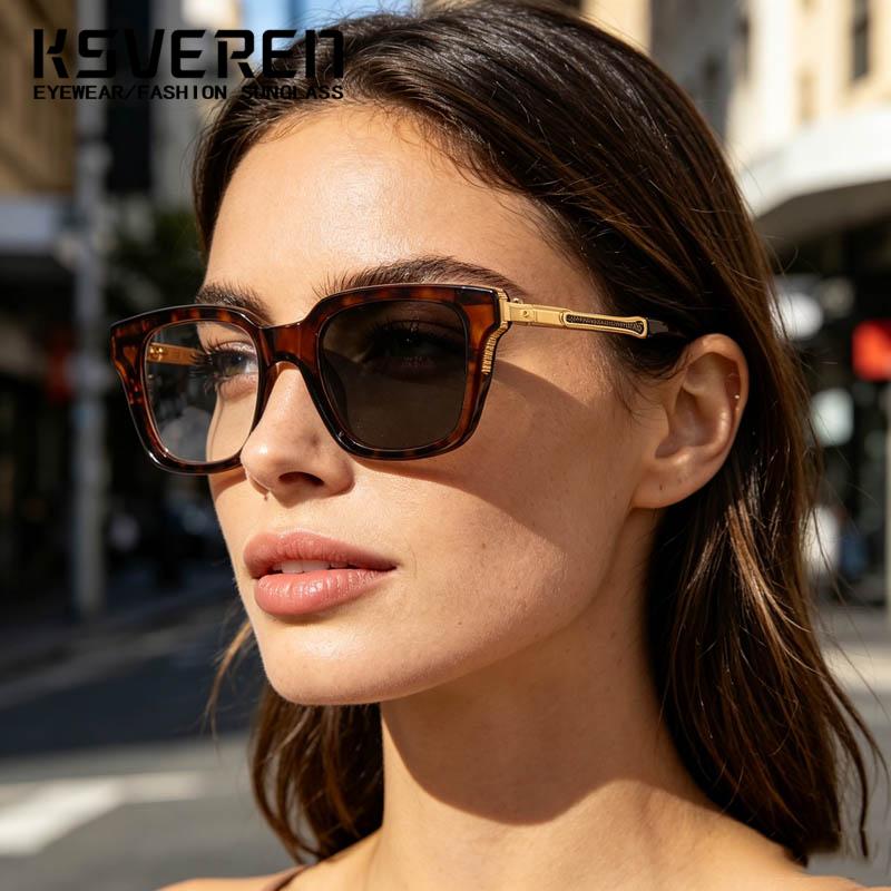 럭셔리 디자인 사각형 포토크로믹 근시 안경 남녀 패셔너 - Women'S Fashion Glasses With Clear Lenses 리뷰 및 가격