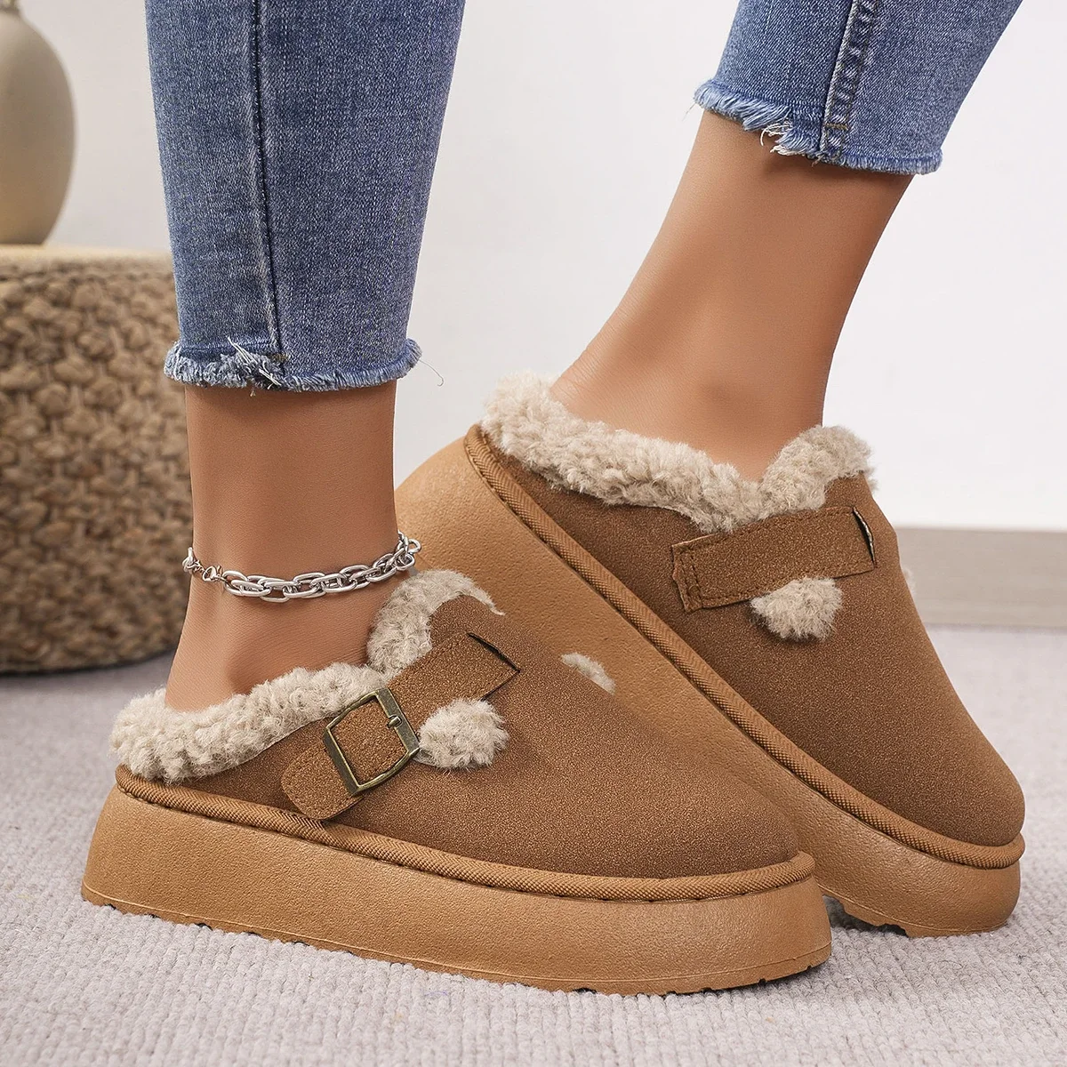 새로운 럭셔리 겨울 여성 Boken 신발 플러시 패션  - Women'S Fashion Ugg Boots 리뷰 및 가격