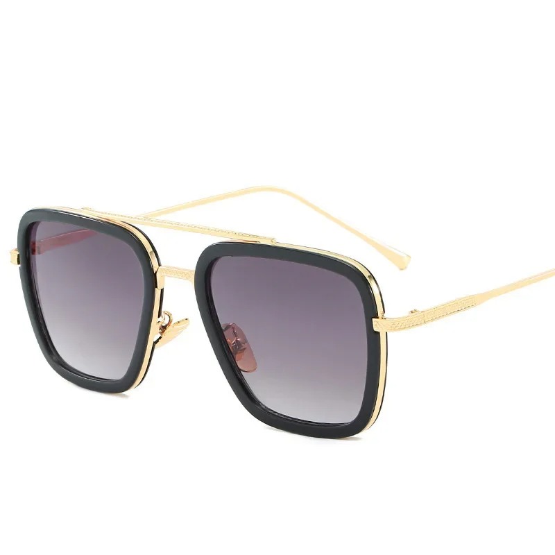 스팀펑크 토니 스타크 선글라스 남녀 패션 사각 드라이빙 - Women Fashion Glasses 리뷰 및 가격