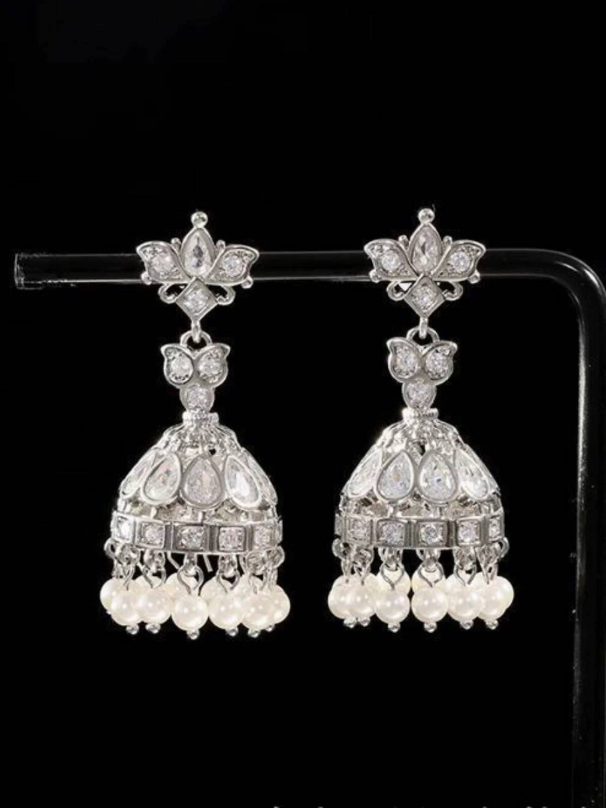 인도풍 과장된 새장 귀걸이 패션 연례회의 고급스러운 랜 - Women'S Fashion Earrings 리뷰 및 가격