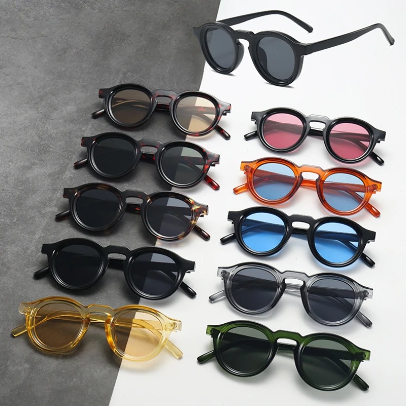 고품질 라운드 선글라스 여성 남성 펑크 쉐이드 레트로  - Women Fashion Glasses 리뷰 및 가격