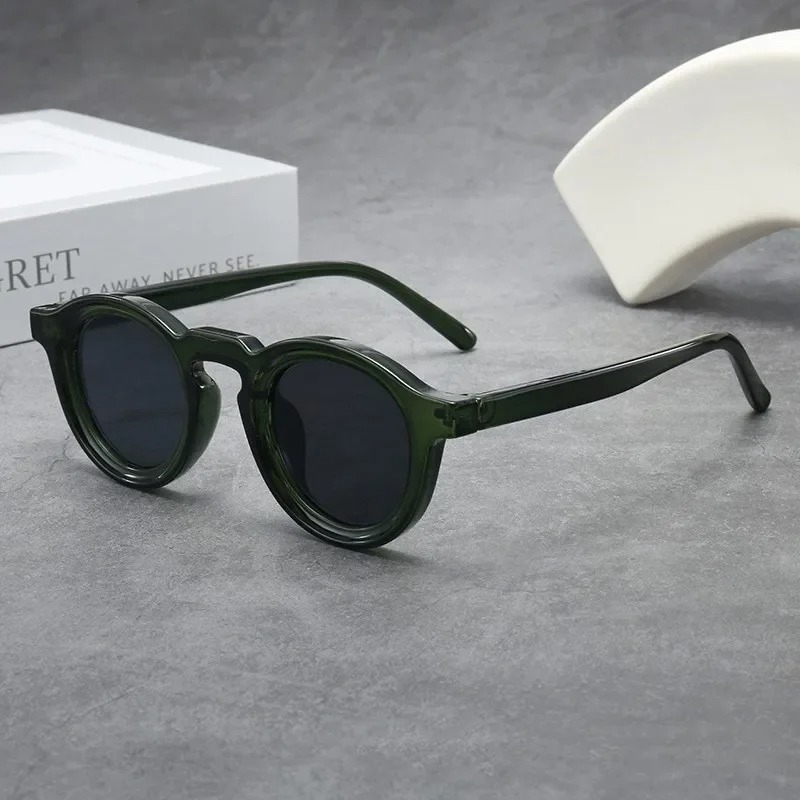 고품질 라운드 선글라스 여성 남성 펑크 쉐이드 레트로  - Women Fashion Glasses 리뷰 및 가격