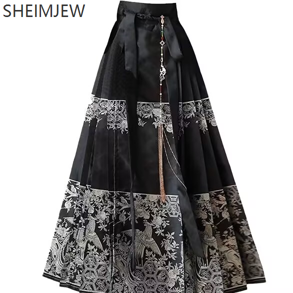 중국 스타일 말 얼굴 치마 향상된 디자인 Hanfu 새 - Women'S Fashion Designer Clothes 리뷰 및 가격